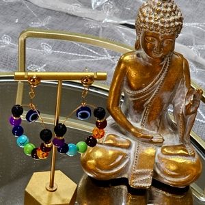 CHAKRAS HOOP EARRING